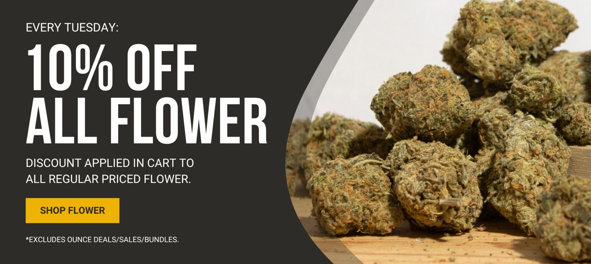 Bloom Supply Canada - 10% Off All Flower Banner