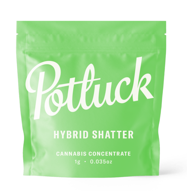 Potluck - Hybrid Shatter - cannabis Concentrate | Bloom Supply Canada