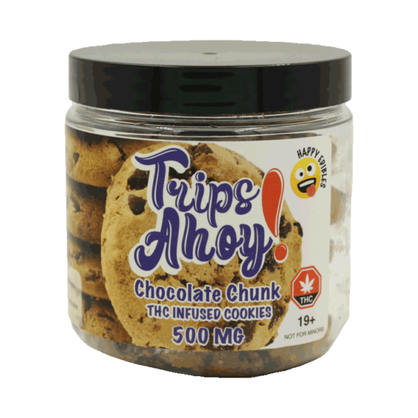 Trips Ahoy – Chocolate Chunk THC Infused Cookies – 500mg | Bloom Supply Canada