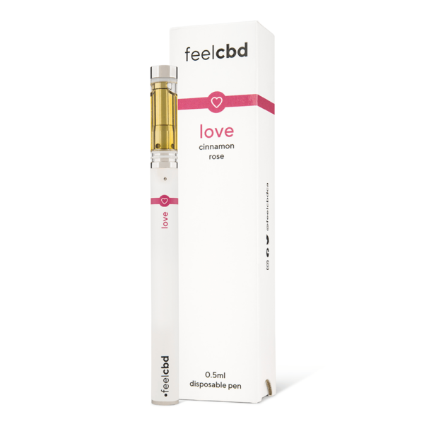 FeelCBD – Love – Dispsable CBD Vape Pen 0.5ml | Bloom Supply Canada
