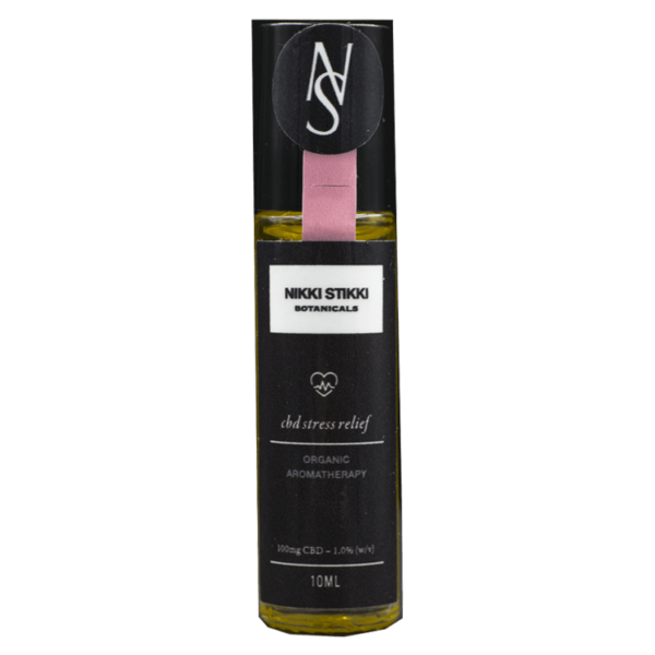 Nikki Stikki Botanicals – Organic Aromatherapy – CBD Stress Relief Roller 100mg CBD | Bloom Supply Canada