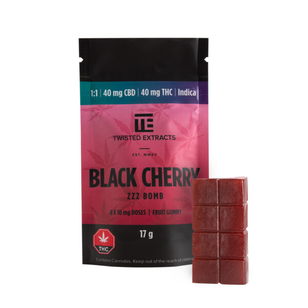 Twisted Extracts – Black Cherry 1:1 Zzz Bombs | Bloom Supply Canada