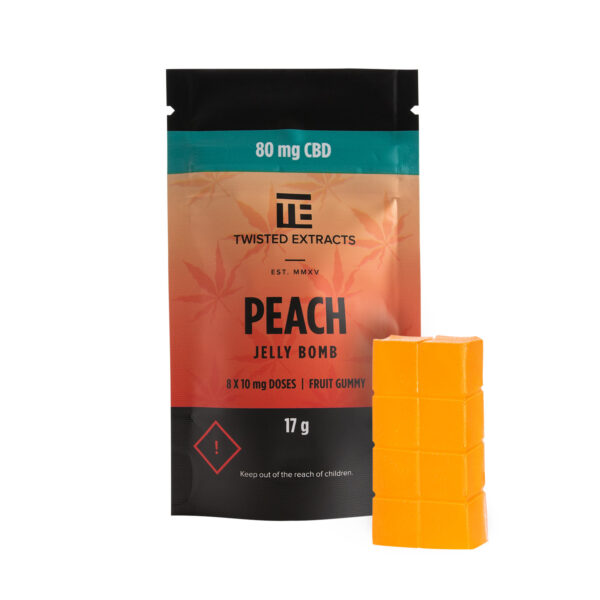 Twisted Extracts – Peach Jelly Bombs – CBD | Bloom Supply Canada