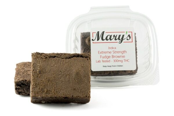 Mary’s Medibles – Extreme Strength Fudge Brownie – 300mg THC (Indica) | Bloom Supply Canada