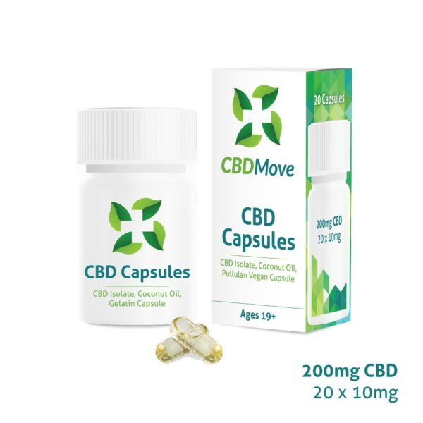 CBD Move – CBD Capsules – 200mg CBD | Bloom Supply Canada