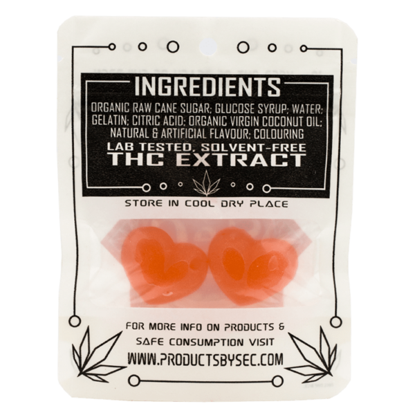 SEC – Hearts- 50mg THC | Bloom Supply Canada