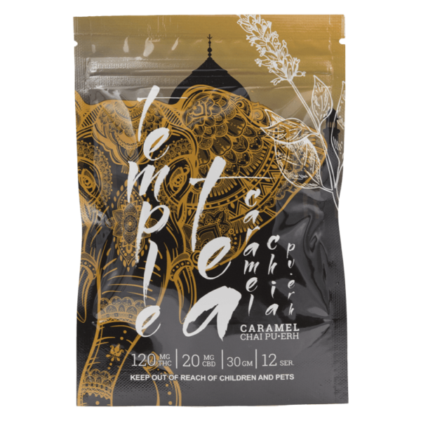 Temple Tea – Caramel Chai Pu-Erh 120mg THC | Bloom Supply Canada