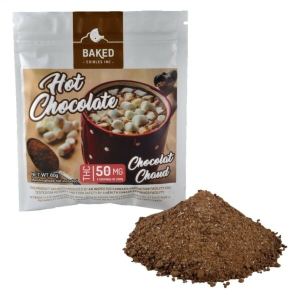 Baked Edibles – Hot Chocolate 50mg THC | Bloom Supply Canada
