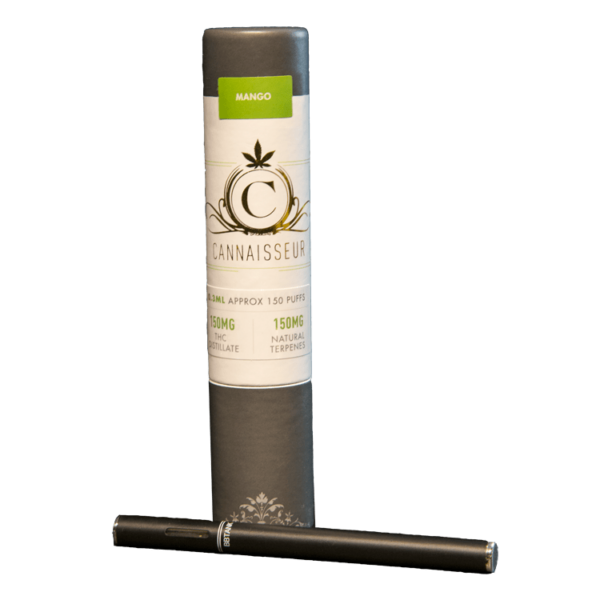 Cannaisseur – Disposable THC Distillate Pen – Mango 0.3ml | Bloom Supply Canada