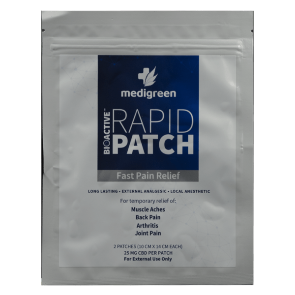 Medigreen Rapid CBD Patch – Fast Pain Relief | Bloom Supply Canada