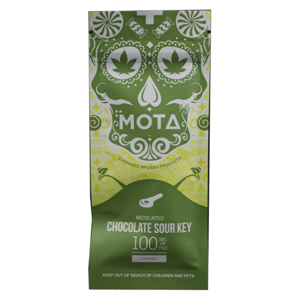 MOTA Edibles – Chocolate Sour Key – 100mg THC | Bloom Supply Canada