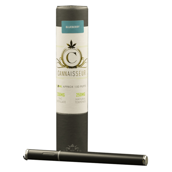 Cannaisseur – Disposable THC Distillate Pen – Blueberry 0.5ml | Bloom Supply Canada