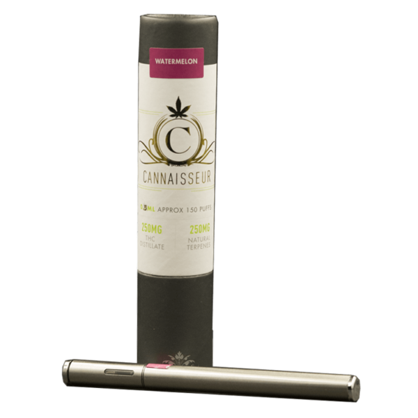 Cannaisseur – Disposable THC Distillate Pen – Watermelon 0.3ml | Bloom Supply Canada