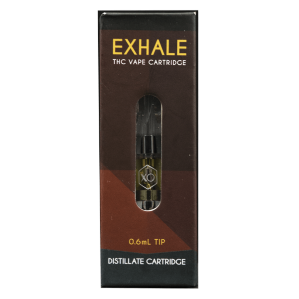 XO Exhale – THC Distillate Refill Cartridge – Banana Kush 0.6ml | Bloom Supply Canada