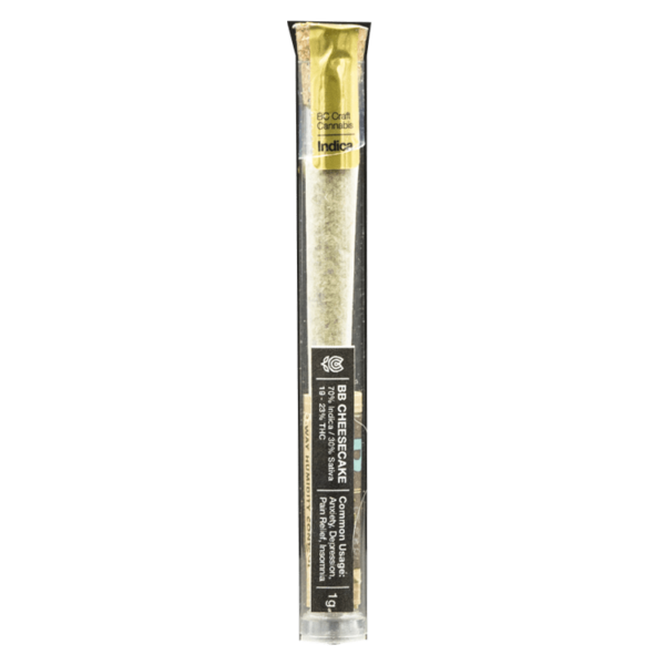 Flowerpwr – Pre-Roll – BB Cheesecake – 1g | Bloom Supply Canada