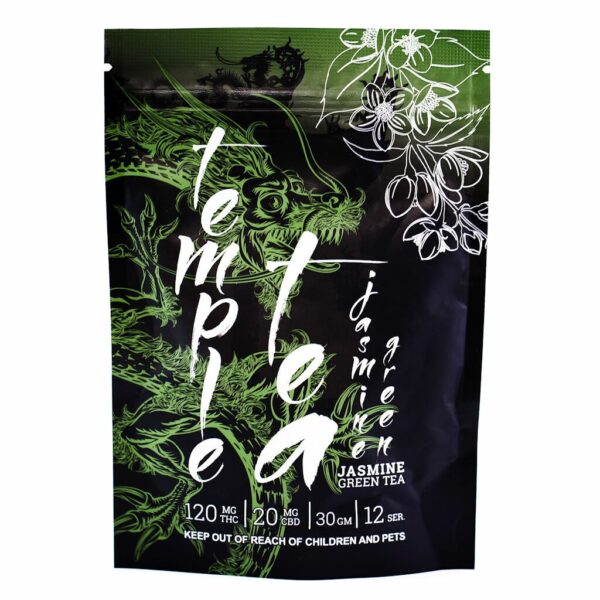 Temple Tea – Jasmine Green Tea – 120mg THC | Bloom Supply Canada