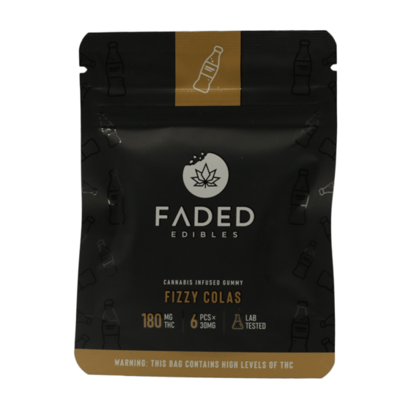 Faded Edibles – Fizzy Colas – 180mg | Bloom Supply Canada