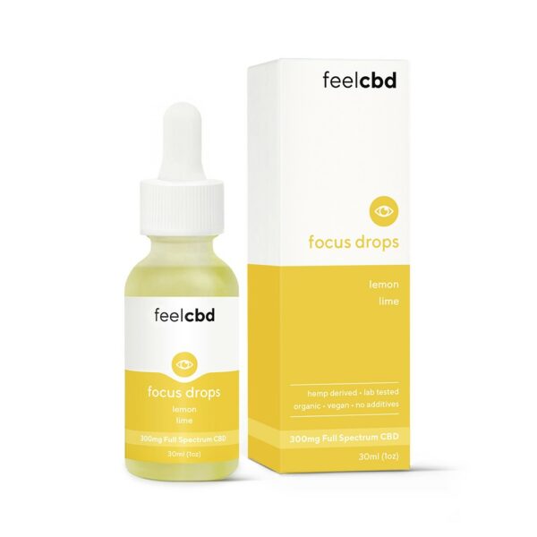 FeelCBD – Focus Drops – CBD Tincture 300mg | Bloom Supply Canada