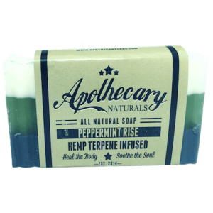 Apothecary Naturals – Body Soap – Peppermint Rise 100g | Bloom Supply Canada