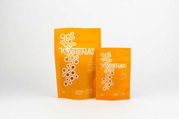 Kootenay Labs – Sativa Gummies – Apricot – 250mg THC | Bloom Supply Canada