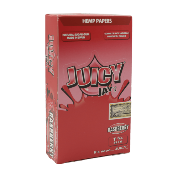 Juicy Jay’s – Hemp Papers (1.25 inch) – Raspberry | Bloom Supply Canada