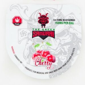 The Green Samurai – Cherry Gummies – 150mg | Bloom Supply Canada