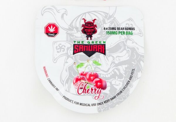 The Green Samurai – Cherry Gummies – 150mg | Bloom Supply Canada