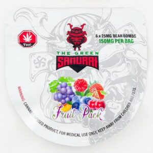 The Green Samurai – Fruit Pack Gummies – 150mg | Bloom Supply Canada