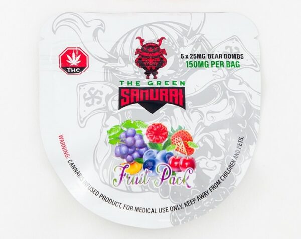 The Green Samurai – Fruit Pack Gummies – 150mg | Bloom Supply Canada