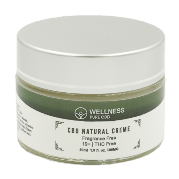 Wellness Pure CBD – Natural Creme – 500mg | Bloom Supply Canada