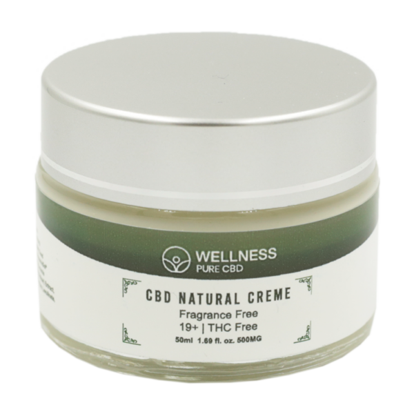 Wellness Pure CBD – Natural Creme – 500mg | Bloom Supply Canada