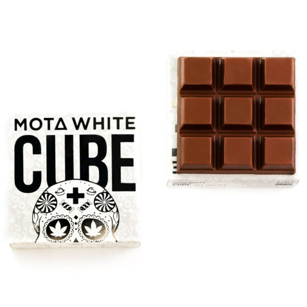 MOTA White Cube – 180mg CBD Milk Chocolate Cube | Bloom Supply Canada