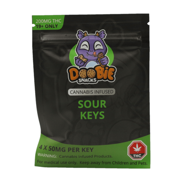 Doobie Snacks – CBD Sour Gummy Bears – 150mg CBD | Bloom Supply Canada