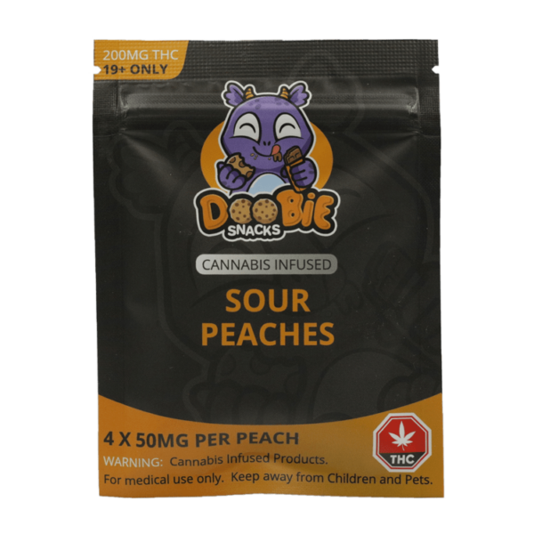 Doobie Snacks – CBD Sour Gummy Bears – 150mg CBD | Bloom Supply Canada