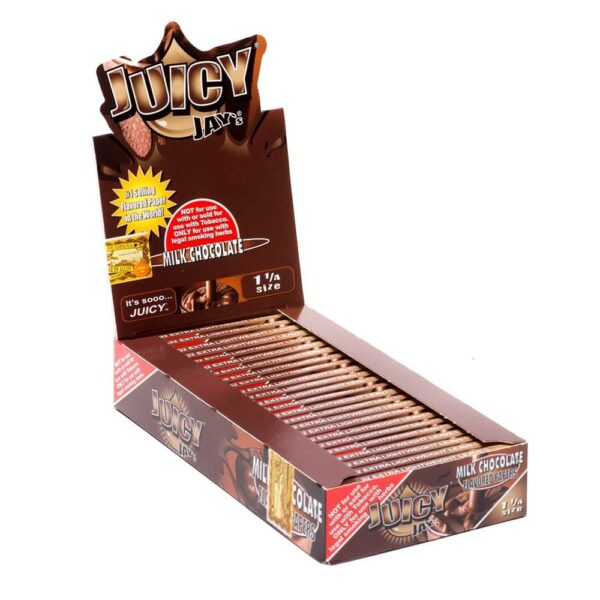 Juicy Jay’s – Hemp Papers (1.25 Inch) – Milk Chocolate | Bloom Supply Canada