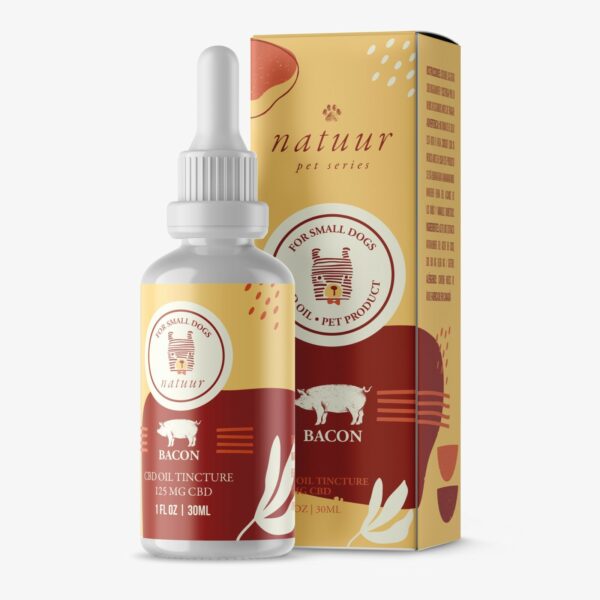 Natuur – Pet Series – CBD Oil For Small Dogs – Bacon Flavour – 125mg | Bloom Supply Canada