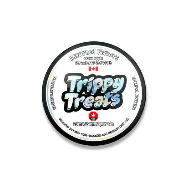 Trippy Treats – Assorted Flavour Gummies – 400mg THC | Bloom Supply Canada