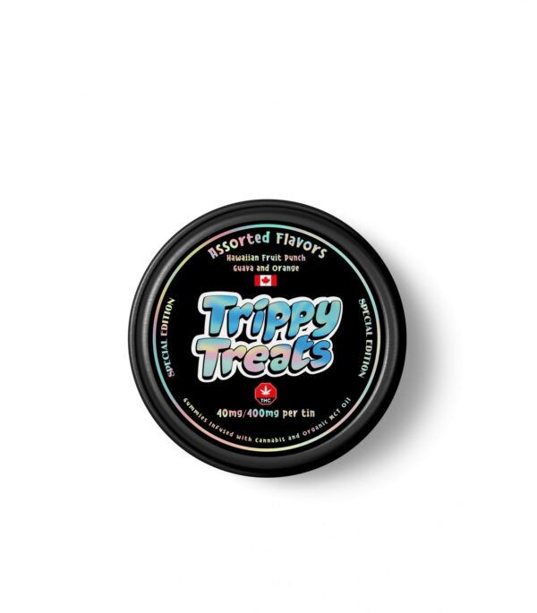 Trippy Treats – Assorted Flavour Gummies – 400mg THC | Bloom Supply Canada