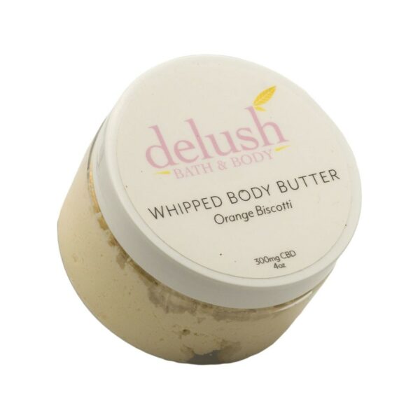 Delush Bath and Body – Whipped Body Butter – Orange Dreamsicle 300mg CBD | Bloom Supply Canada