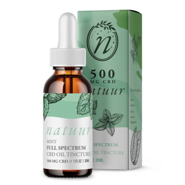 Natuur – Full Spectrum CBD Oil Tincture – Mint | Bloom Supply Canada