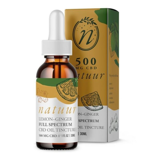 Natuur – Full Spectrum CBD Oil Tincture – Lemon Ginger – 1000mg | Bloom Supply Canada