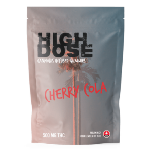 High Dose – cannabis Infused Gummies – Cherry Cola – 500mg/1500mg | Bloom Supply Canada