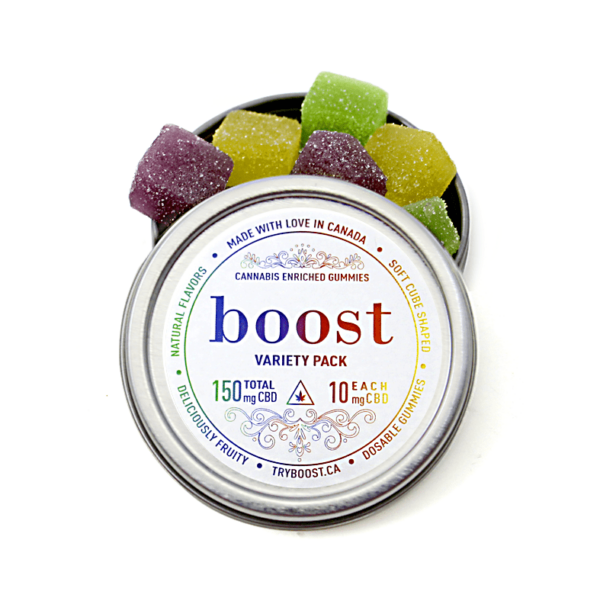 Boost – CBD Variety Pack Gummies – 150mg | Bloom Supply Canada