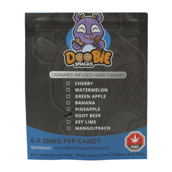 Doobie Snacks – Hard Candies – 180mg THC | Bloom Supply Canada