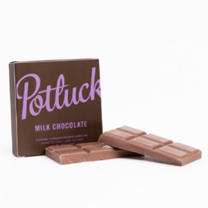 Potluck – Infused Chocolate – Milk Chocolate – 300mg THC | Bloom Supply Canada