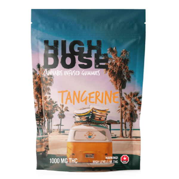 High Dose – cannabis Infused Gummies – Tangerine – 1000mg/1500mg | Bloom Supply Canada