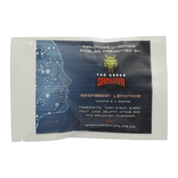 The Green Samurai – Shroom Gummies – Raspberry Lemonade – 1g | Bloom Supply Canada