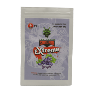 Green Samurai Extreme – Grape Gummy – 300mg THC | Bloom Supply Canada